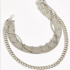 Free People double choker, layered